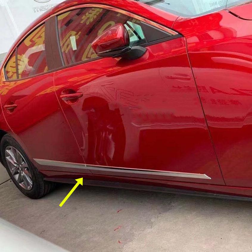 Mazda 3 Axela Door Edge Guard, Sill Strip, and Mirror Trim for 20 Models Exterior.