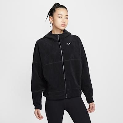 Nike POLAR Jackets Women s Black Hooded Moderate Other S