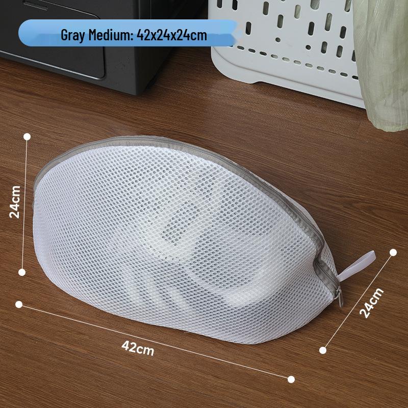 Machine Washable Polyester Shoe Washing Bag – Anti-Deformation Protective Design for Easy Shoe Cleaning