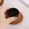 Placemats Insulation Handmade Rattan Coasters Cup Mats Table Padding Bowl Pad