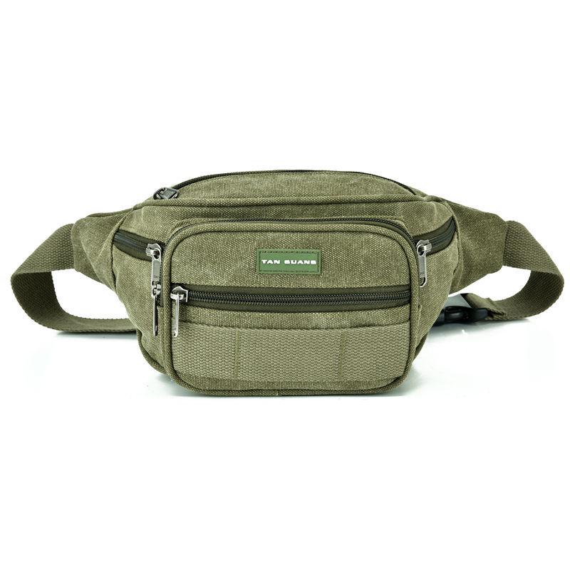 Durable Multi-layer Outdoor Waist Bag - Large Capacity for Running, Phone, Tools, and Money.