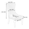 1PC Silver Fox Velvet High Back Curved Chair Covers Seamless Non-Slip Durable Protectors for Home Office Furniture