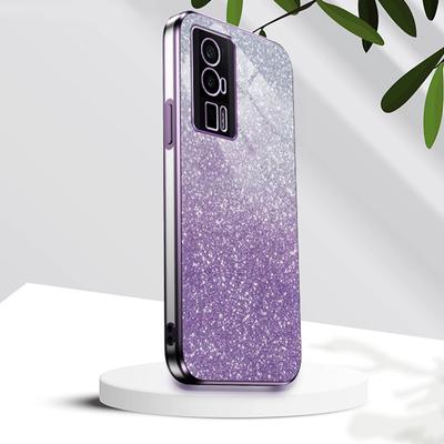 Luksusowe etui z powłoką z brokatem gradientowym, silikonowa tylna pokrywa do Xiaomi Mi Poco F5 X5 X3 Pro M4 M3 F4 F3 GT Pro M5, M5S, C55, C40