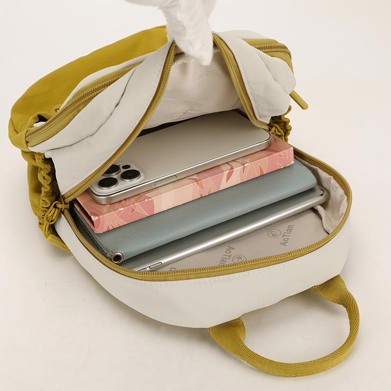 Contrast Color Multi-function Bag Chest Bag Women's Crossbody Bag Travel Backpack