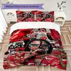 Michael Olise Pattern Bedding uilt Set uilt Cover Pillowcase Home Decoration Birthday Gift (1 * duvet cover + 2 * pillowcase without core)