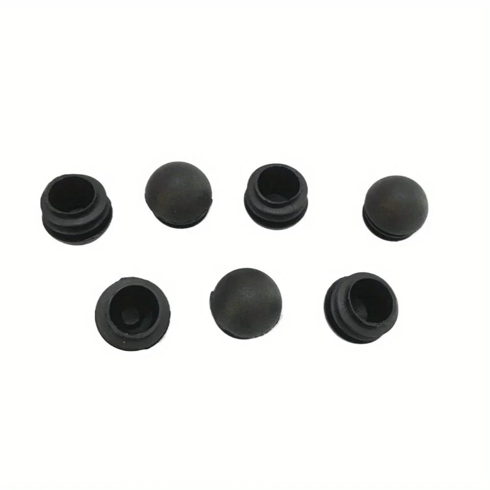 8PCS 25mm Round head plug round tube stainless steel plastic inner plug set table and chair foot mat ball plug table chair foot