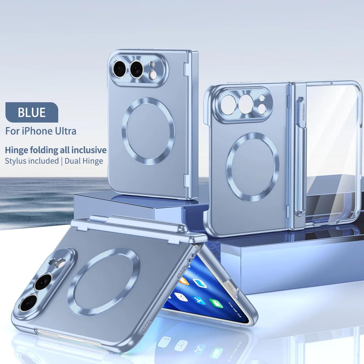 Priekš IPhone Duo Tālruņa Vāciņš Salokāms