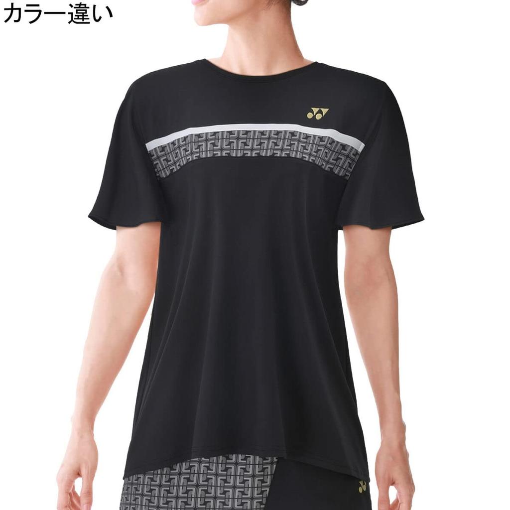 Yonex Short Sleeve Game Brown M Women's Shirt, (015)