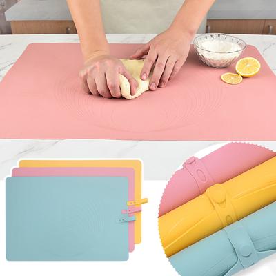 Extra Large Kitchen Tools Silicone Roll-Up Baking Mat With Measurements
