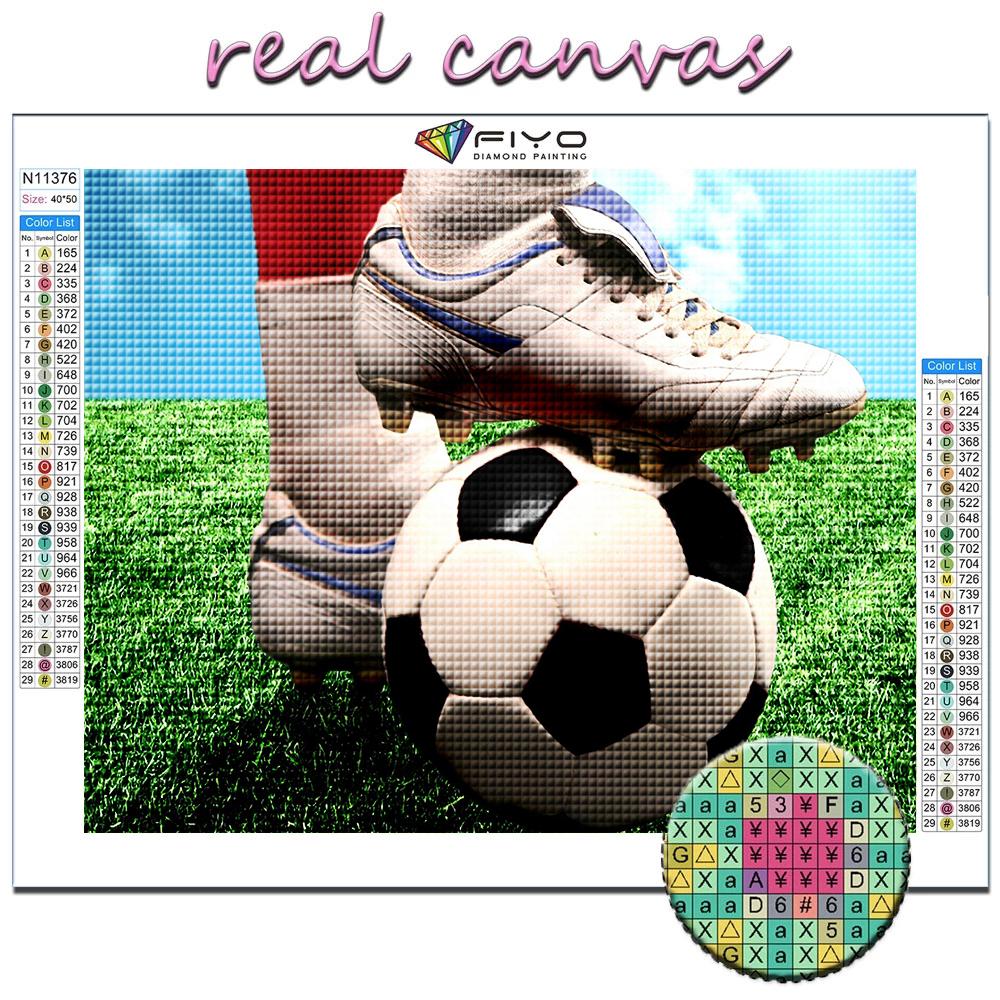 Full 5D Diy Diamond Painting Soccer Sports 5D Diamond Painting