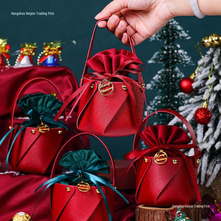 Creative Christmas Eve Apple Candy Gift Box: Small Decorative Packaging