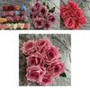 Bouquet Artificial Roses For Wedding Decor Photography Props And Styling Home