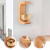 Door Opening Chime Magnetic Attached Doorbell Door Opening Chime Front Door Ornaments Hangings Decoration Wooden Brass Magnetic