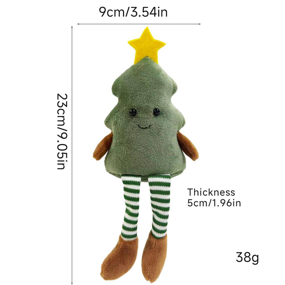 Christmas Stuffed Plush Toy Christmas Tree And Star Shaped Dolls Christmas Gifts For Kids Boy Girls Xmas Long-legged Doll