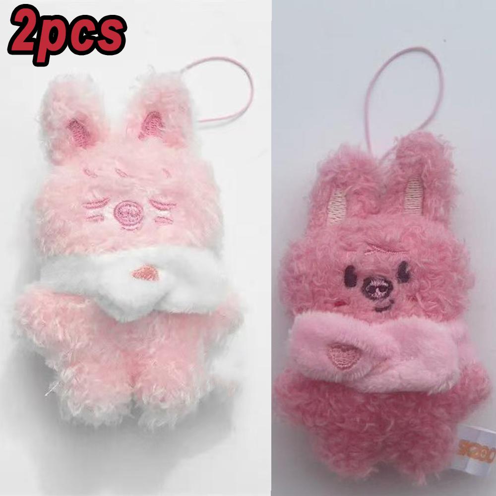 .*New Styles Mini Straykids Keychain Plush Doll Pendant FM Doll Creative Doll Bag Pendant Children's Fans Cute Gift