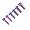 6pcs Set M5*16mm   Alloy Bike Fixed Stem  S For   Mountain Stem ( )