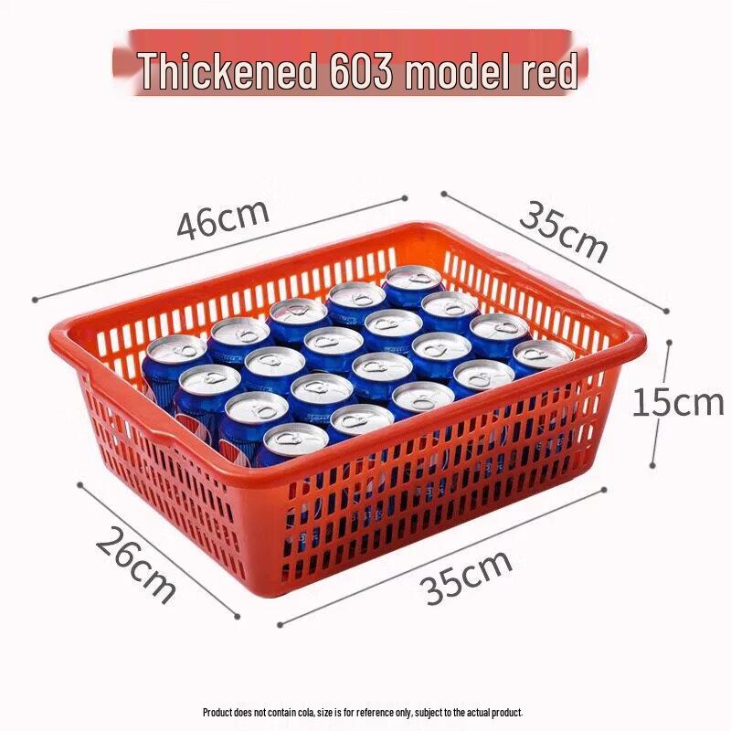Rectangular Plastic Kitchen Draining Basket