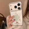 Transparent Graffiti Christmas Tree for IPhone 17 Mobile Phone Case for Iphone17promax Suitable for 15 Winter 16 Soft 13 Anti-fall