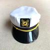 Cappello da Marinaio Blu Ricamato - Accessorio per Feste Lingerie in Stile Militare Euro-Americano