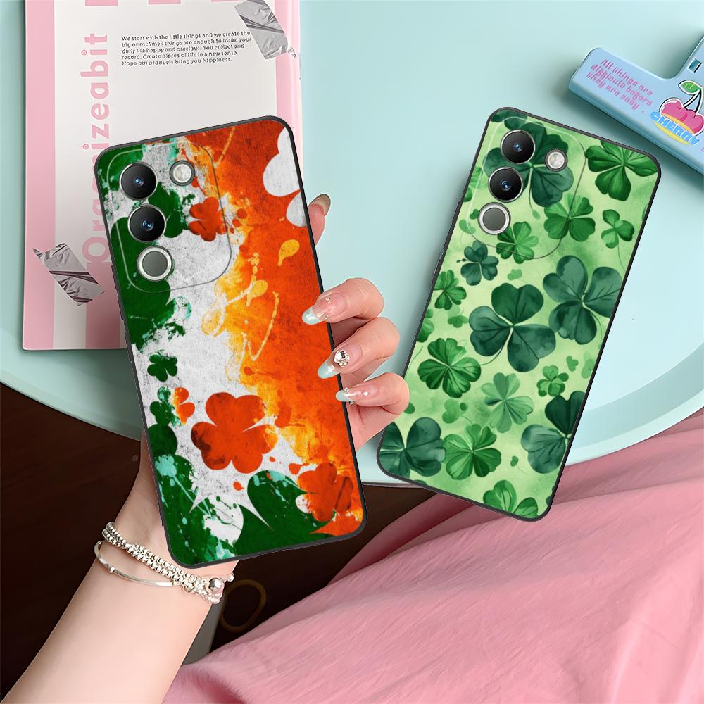 Saint Patrick's Day Mobile Phone Case for VIVO Y77 76 75 74 73 72 58 56 55 51 50 38 36 Y19 Y18 Y03 Y01 5G Printing Cover