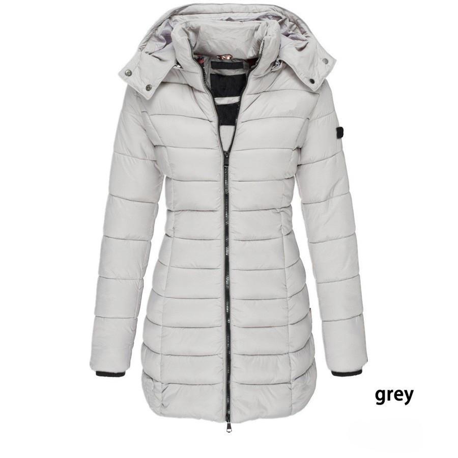 Winter New Korean Style For Women Cotton Coat Women's Mid-length Slim-fit Cotton Jacket Warm Down Cotton Coat