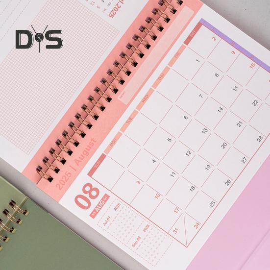 Mini-Tischkalender 2025, Tagesplaner, Klappkalender, To-Do-Liste, Notizblock, Zeitmanagement, Terminplaner, Organizer für Büro, Zuhause, Schule
