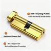 Door Eccentric Lock Cylinder with Keys Home Interior Anti-Theft Door Lock Core Cylinder With Knob Entrance Security Door Lock