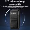 Kemei KM-1102 Rechargeable Cordless Shaver for Men Twin Blade Reciprocating Beard Razor Face Care Multifunction Strong Trimmer
