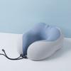 Slow Rebound Neck Support Cushion Foam Napping Neck Pad U-shaped Travel Pillows  Airplanes