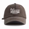 1pc Princess Security Print Washed Baseball Cap for AdultsMinimalist Retro Style Casual Soft Adjustable Dad HatPerfect As Gift