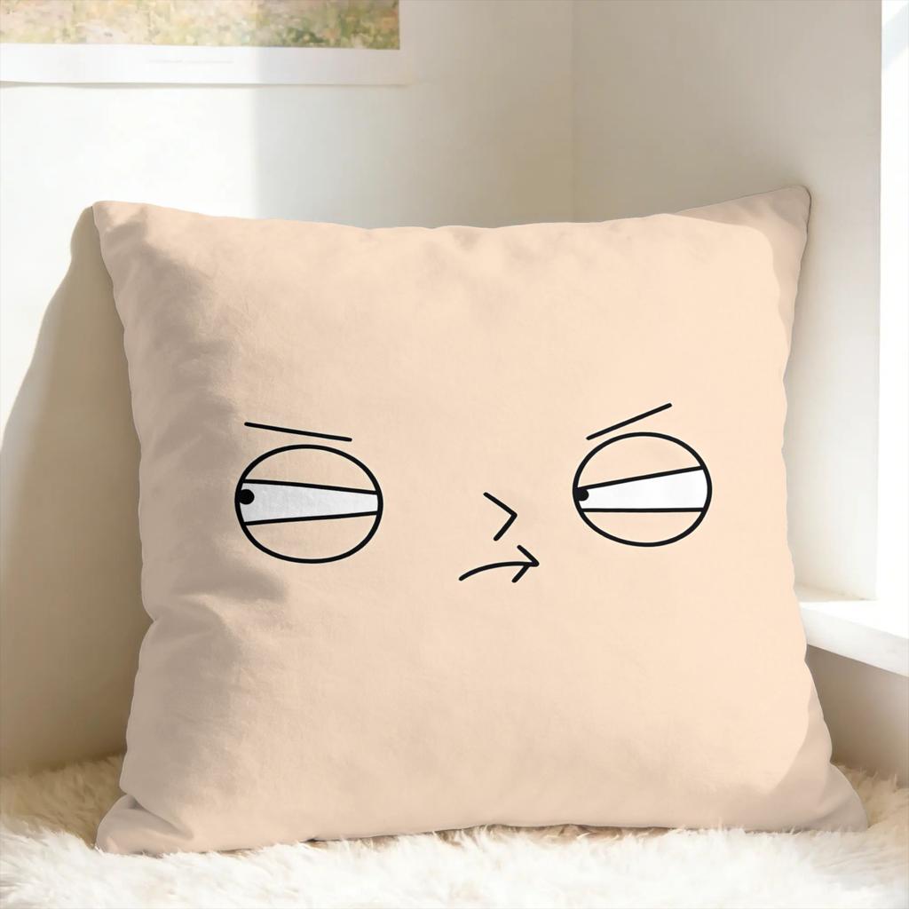 Pillow Cover F-Family Funny Guys Morden Pillow Case For Sofa Home Decor Pillowcases