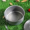 Outdoor Kochtopf Große Kapazität 1,8L Fermenter Titan Topf Hänge Topf mit Deckel Ultraleicht Tragbar Camping Wandern Rucksack