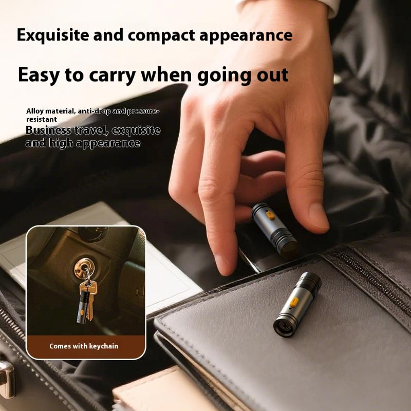 Mini Rechargeable Portable Wireless Ignition Press/Blow To Light Type-C Charging Compact Metal Design Mini