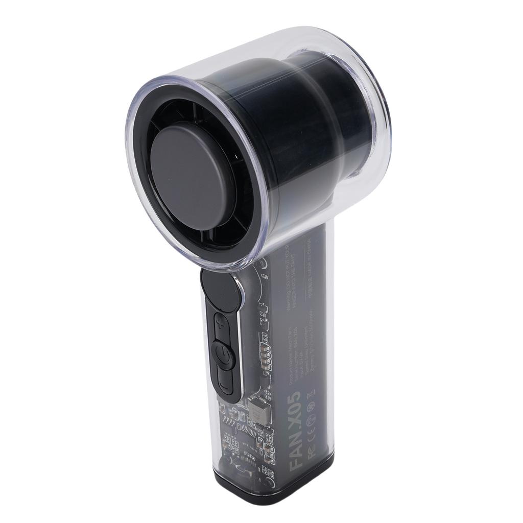 Portable Handheld Fan with Ice Cooling 100 Gears Quiet Semiconductor Cooling Mini High Speed Pocket Fan with Lanyard