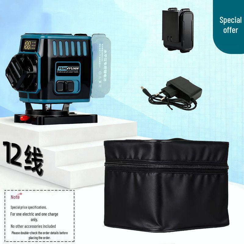 Cross New 16-Line Multifunctional Rotating Laser Level with Infrared Technology