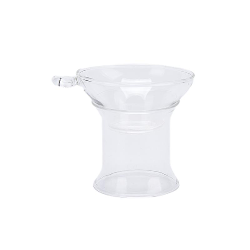 1X Stiklinis arbatos sietelis su rankena biriems lapams arbatos plikikliui, arbatos filtras, koštuvas