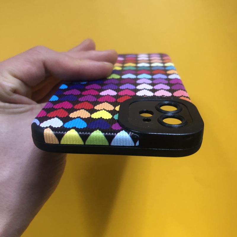 Pouzdro pro Iphone 14 Pro Max 13 Mini 11 12 Nárazuvzdorný nárazníkový kryt na telefon Iphone Xr Xs Max X 7 Plus 8 Se2 6 Coloful Love Hearts