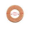 Set of 10 Oil Drain Plug Gaskets 0313.33 For Peugeot 207 208 307 308 406 Citroen C3 C5 10X20X1.8mm Oil Pan Screw Washers Gaskets