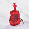 Elegant Small Violin Music Box Keychain Elegant Key Ornament Suitable for Art Lovers and Stylish Home Decorations
