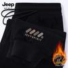 JEEP SPIRIT Men's Fleece-Lined Cuffed Sweatpants