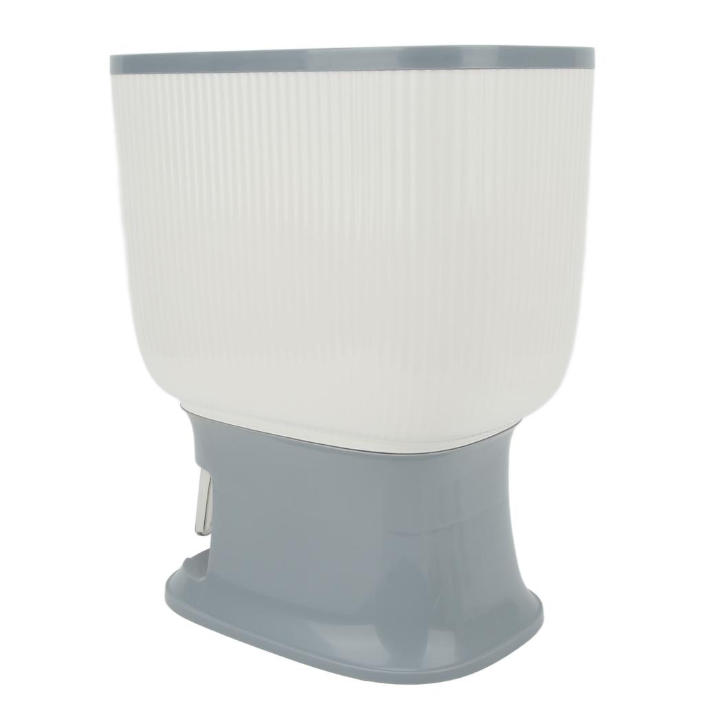 Haushalts-Reisspender Großes Fassungsvermögen Automatischer Rückprall Lebensmittel Getreidelagerbehälter mit Becher