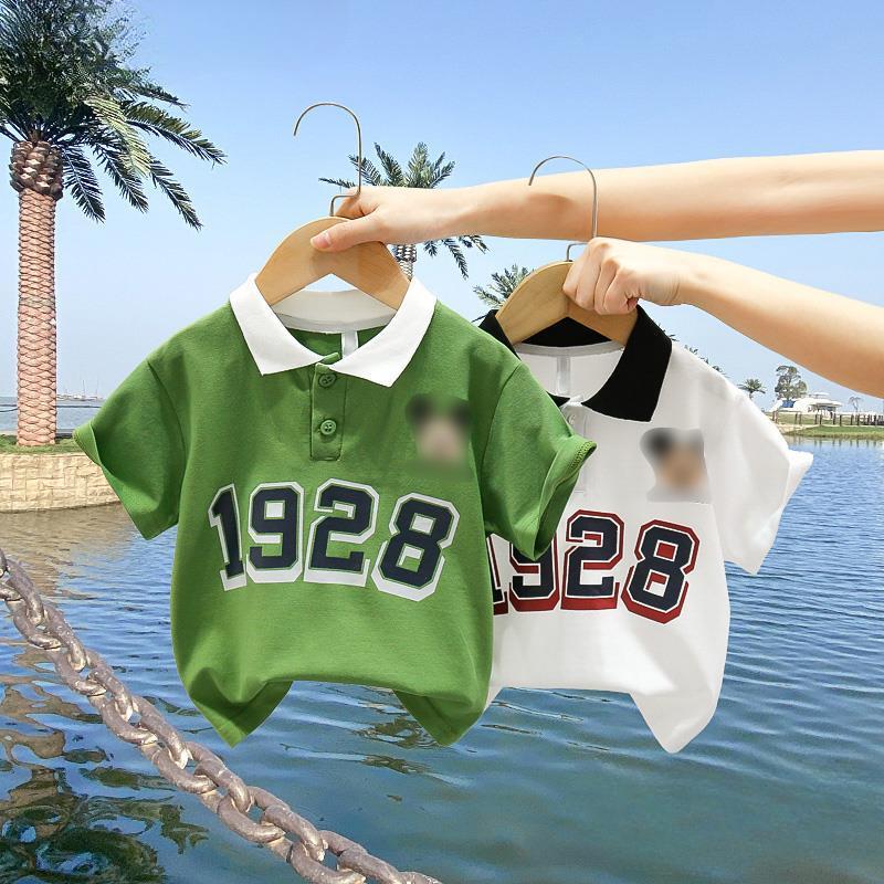 

Футболка с короткими рукавами для мальчиков, новые топы с половиной рукавов для маленьких детей, детский мультфильм 80cm белый