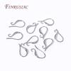 18K Gold Plated Ear Wire with Outside Loop Rhodium Plated Earring Hooks Earwire Fittings DIY Earrings Jewelry Accessories