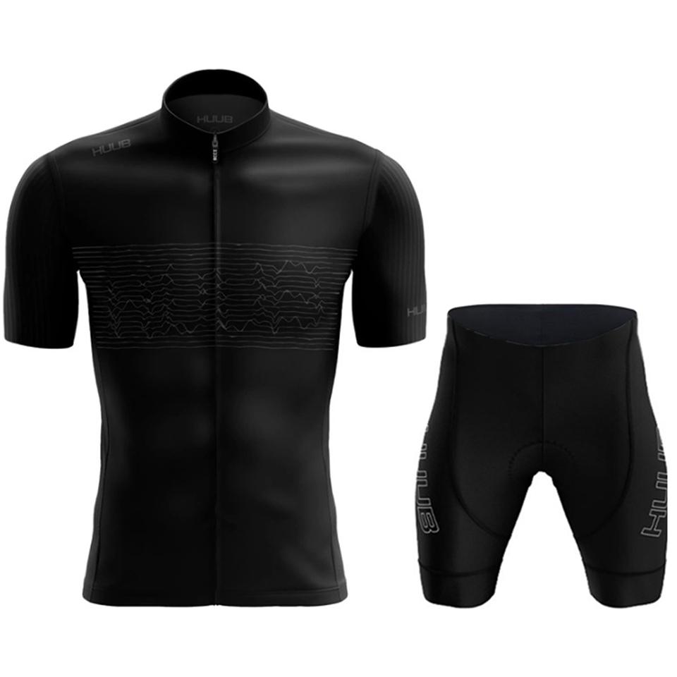 

Huub 2026 Short Sleeve Men Cycling Jersey Set Breathable MTB Maillot Ciclismo Outdoor Sports Bib Pant Summer Cycling Clothing 4XL
