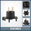 Car Headlight Headlamp Bulb Socket Adapter 90075-99140 for Lexus ES300 ES330 2002-2004 for Toyota Celica 2000-2005 Replacement Car Parts Stylish