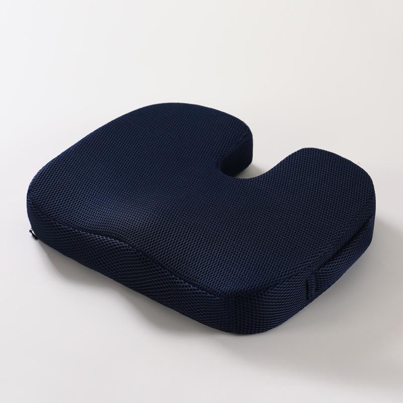 Breathable Memory Foam Lumbar Support Cushion for Office, Car, or Student Chair
