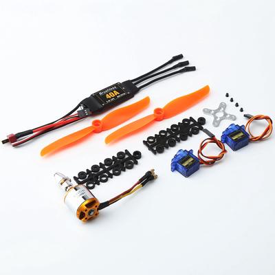 A2217 KV2300KV  Brushless Motor 40A ESC SG90 9G Micro Servo 6035 Propeller for RC Fixed Wing Plane