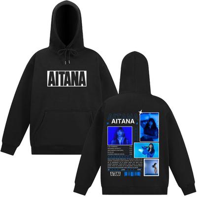 Aitanaa Quarto Azul Album Survêtement Vintage Homme Femme Mode Pull à Manches Longues Ample Décontracté Esthétique Sweat-shirt Oversize