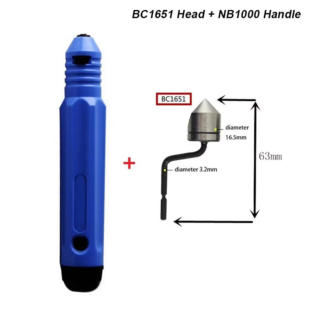 1 Satz BC6301/8301/1041/1651 Lochentgrater AnfasenKopf NB1000 Griff Senkwerkzeug Satz legierter Stahl Metallreparatur