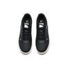 Anta Textile, Synthetic Leather Low top Coverage Slip Resistant Skateboard Shoes Men's Black White Sneakers 912018022-3